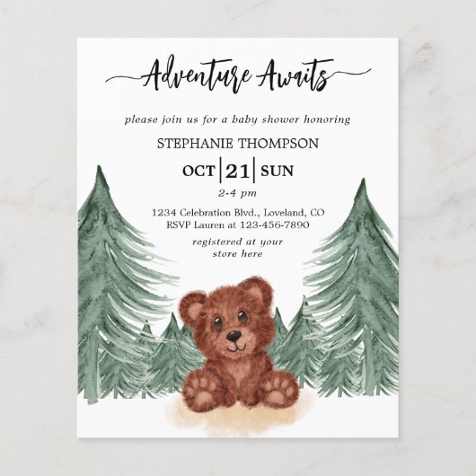 Haushaltsabenteuer erwartet Einladung zur Kinderdu (Vorderseite)