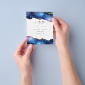 HAUSHALTSABKOMMEN Lila Gold-Glitzer-RETT Flyer (Gruppe)