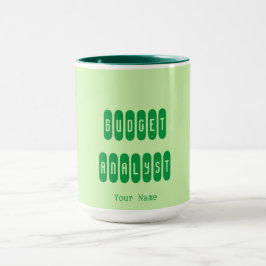 "HAUSHALTSANALYST" TASSE