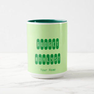 "HAUSHALTSANALYST" TASSE