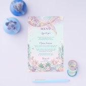 Haushaltsätherische Meerjungfrau unter dem Meeresm Flyer (Einzeln)