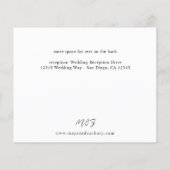 Haushaltsaugen und weiße Blumendetails Flyer (Hinten)