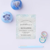 Haushaltsausschreibung für den silberblauen Glitze Flyer (Einzeln)