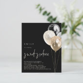 Haushaltsballons Gold Elfenbeinkühe QR Code Sweet  (Stehend Vorderseite)