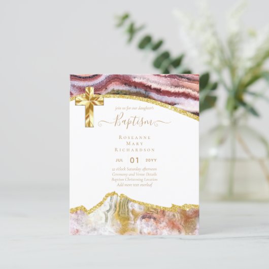 HAUSHALTSBAPTISMUS - ERMUTIGUNG GOLD (Stehend Vorderseite)