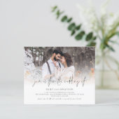 Haushaltsbeitritt zu US Foto QR Code Hochzeit Einl (Stehend Vorderseite)