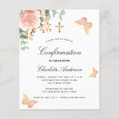 Haushaltsbestätigung Schmetterling Eukalyptus blus (Vorderseite)