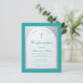 Haushaltsbestätigung Silberne Aquamarine Junge Ein (Stehend Vorderseite)