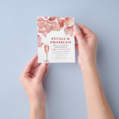 Haushaltsblättern & Prosecco Brautdusche Einladung Flyer (Gruppe)