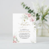 Haushaltsblush & Eukalyptus - Taufe (Stehend Vorderseite)