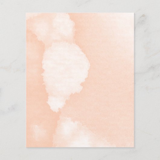 Haushaltsblush Wasserfarbe & Kaktus Probe Abendess (Rückseite)