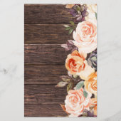 Haushaltsblüte und Pfirsichblüte Rustikale Grad ME Flyer (Hinten)