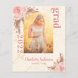 Haushaltsblütenpampas Abschluss danke