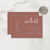 HAUSHALTSBLUTUNGEN Speichern Sie das Datum der Ein Mitteilungskarte (Vorderseite/Rückseite Beispiel)