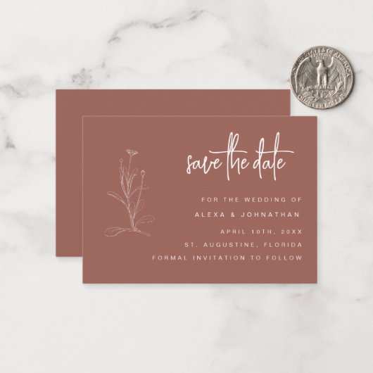 HAUSHALTSBLUTUNGEN Speichern Sie das Datum der Ein Mitteilungskarte (Vorderseite/Rückseite Beispiel)