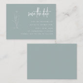 HAUSHALTSBLUTUNGEN Speichern Sie das Datum der Ein Mitteilungskarte (Vorne/Hinten)