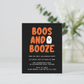 Haushaltsboos & Booze Niedlich Ghost Halloween Ein (Stehend Vorderseite)