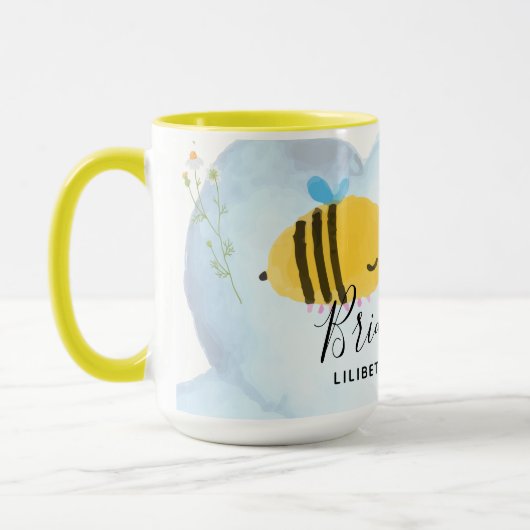 HAUSHALTSBREITE Brautparty GIBT Bumble BIES Tasse (Links)