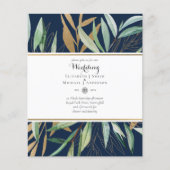 HAUSHALTSBREITERINVITATIONEN Blätter "Grüne" Flyer (Vorne)