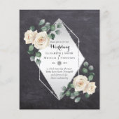 HAUSHALTSBREITERINVITATIONEN - Silber der weißen R (Vorderseite)