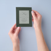 HAUSHALTSBREITERSUCHUNGEN - Minimalistisches Skrip Flyer (Gruppe)