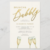 Haushaltsbrunch und Brautdusche Flyer (Vorne)