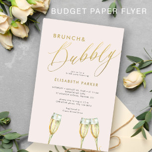 Haushaltsbrunch und Brautdusche Flyer