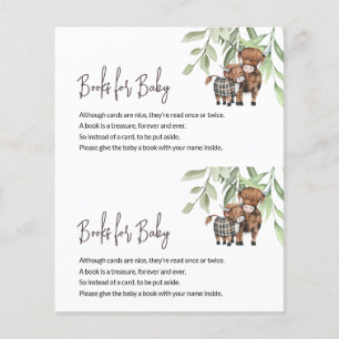 Haushaltsbücher für Baby Cow Greenery Center Cut