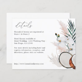 Haushaltscoconut Korallenweiße Blumendetails