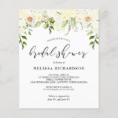 Haushaltscreme Blumendusche Einladung (Vorderseite)