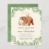 Haushaltscreme Grünwald Tiere Babydusche (Vorne/Hinten)