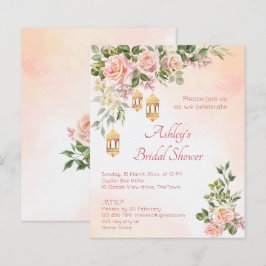 Haushaltscreme Rose marokkanische Laternen Brautpa