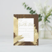 HAUSHALTSDATEN GERETTET Gold Foil Glitzer Abstrakt (Stehend Vorderseite)