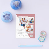 HAUSHALTSDAUER ROSE Foto Hochzeitsstichtag QR-Rett Flyer (Einzeln)