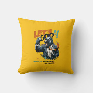 HAUSHALTSDEKORATION LASST UNS LOS Lektionen gelern Kissen
