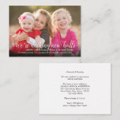 Haushaltseinbußen bei den neuen Hallen Foto Holida Mitteilungskarte (Vorne/Hinten)