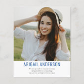 Haushaltseinfach 2023 Abschluss Foto Einladung Flyer (Hinten)