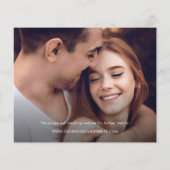 Haushaltseinfaches klassisches Foto Hochzeit speic (Rückseite)