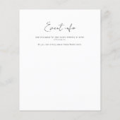 Haushaltseinladung, Beach Bachelorette Hens Party Flyer (Hinten)