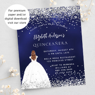 Haushaltseinladung für blaue Kleidung aus Quincean Flyer