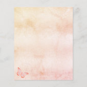 Haushaltseinladung für Schmetterlinge aus Quincean Flyer (Hinten)