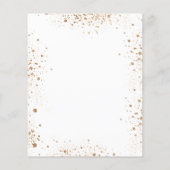 Haushaltseinladung zum 50. Geburtstag für Eukalypt Flyer (Hinten)