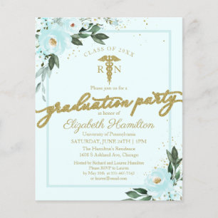 Haushaltseinladungen Krankenpflege Schule Grad Par