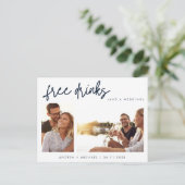 Haushaltseinsätze speichern Datum zurück Einladungspostkarte (Stehend Vorderseite)