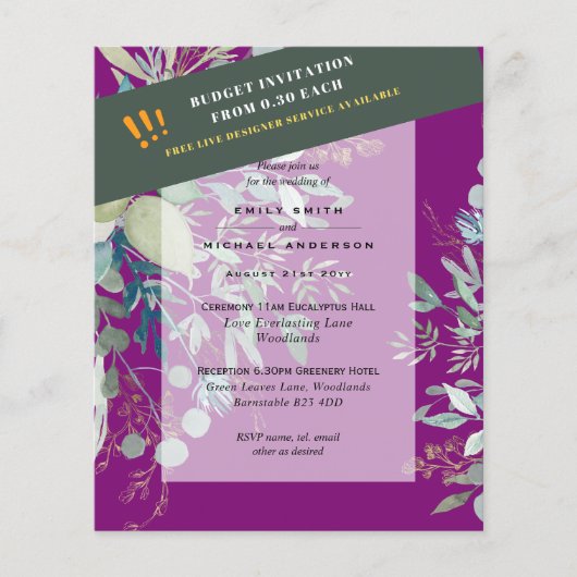 HAUSHALTSEUCALYPTUS Blätter für Grünpflanzen Flyer (Vorne)