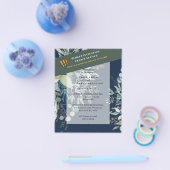 HAUSHALTSEUCALYPTUS Blätter für Grünpflanzen Flyer (Einzeln)