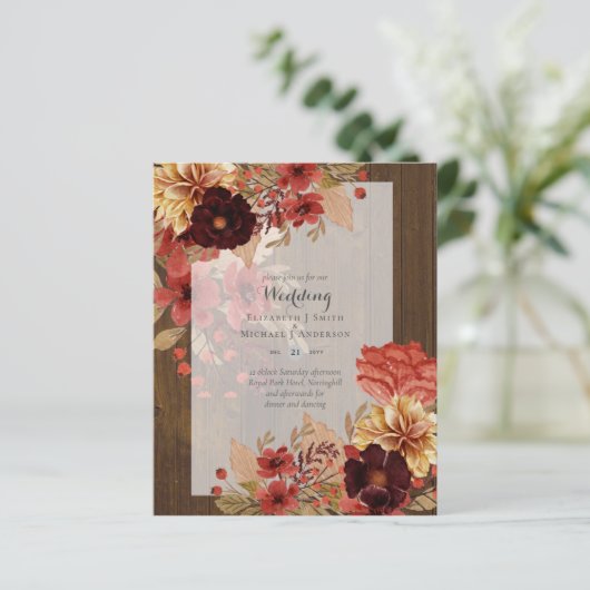 HAUSHALTSFALL Blumenhochzeit - Dusky (Stehend Vorderseite)