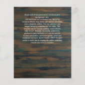 HAUSHALTSFALL Blumenhochzeit - Dusky (Rückseite)