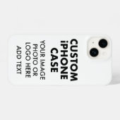 HAUSHALTSFALL FÜR Personalisiertes iPhone 14 Hülle (Rückseite (Horizontal))