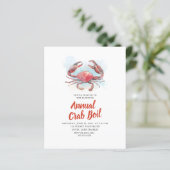 Haushaltsfamilien Sommerliche Party Einladung (Stehend Vorderseite)